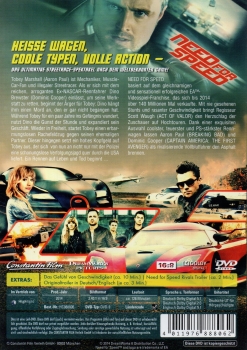 Need for Speed - Heisse Wagen. Coole Typen. Volle Action. - (Vermietrecht) - Einzel-DVD - Neu & OVP