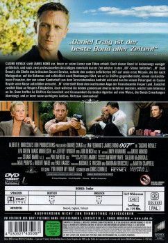 James Bond 007 - Casino Royale - Einzel-DVD - Neu & OVP