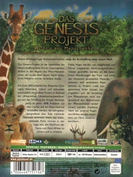 Das Genesis Projekt - Wildnis aus Menschenhand - (Vermietrecht) - Einzel-DVD - Neu & OVP