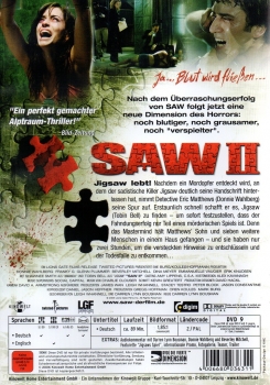 Saw II - Das Spiel geht weiter... - Ja... Blut wird fließen... - (Vermietrecht)