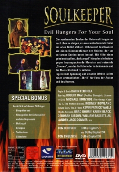 Soulkeeper - Evil hungers for your Soul - (Lenticular-Card-Cover) - (Vermietrecht)