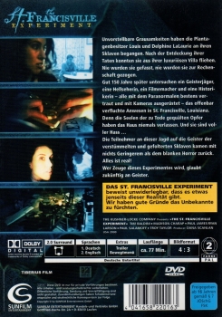 The St. Francisville Experiment - Der echte Horror trieb sie in den Wahnsinn! Gedreht an der Stätte unvorstellbarer Perversionen - (Vermietrecht)
