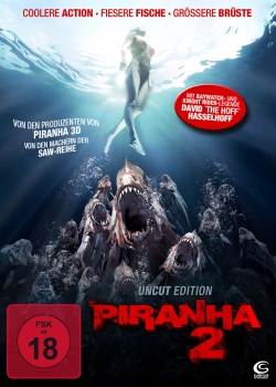 Piranha 2 - Coolere Action. Fiesere Fische. Grössere Brüste. - (Vermietrecht) - Einzel-DVD - Neu & OVP
