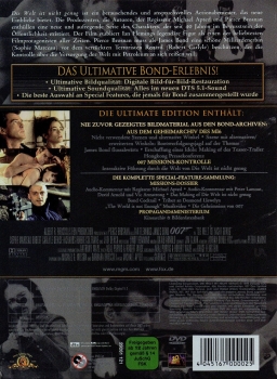 James Bond 007 - Die Welt ist nicht genug - Erstauflage Digipack im Pappschuber - Ultimate-Edition 2-Disc DVD Set