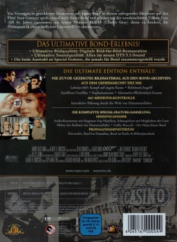 James Bond 007 - Diamantenfieber - Erstauflage Digipack im Pappschuber - Ultimate-Edition 2-Disc DVD Set