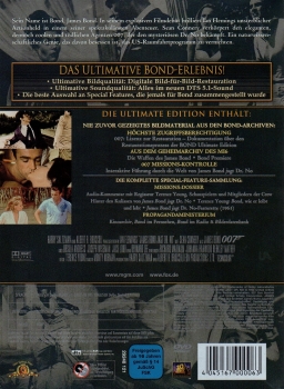 James Bond 007 - James Bond jagt Dr. No - Erstauflage Digipack im Pappschuber - Ultimate-Edition 2-Disc DVD Set