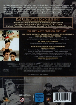 James Bond 007 - Lizenz zum Töten - Erstauflage Digipack im Pappschuber - Ultimate-Edition 2-Disc DVD Set