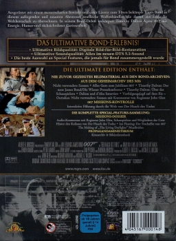 James Bond 007 - Der Hauch des Todes - Erstauflage Digipack im Pappschuber - Ultimate-Edition 2-Disc DVD Set