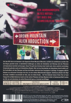Brown Mountain - Alien Abduction - (Vermietrecht) - Einzel-DVD - Neu & OVP
