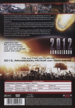 2012 - Armageddon - (Vermietrecht) - Einzel-DVD - Neu & OVP