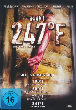Hot 247°F - Todesfalle Sauna - (Vermietrecht) - Einzel-DVD - Neu & OVP