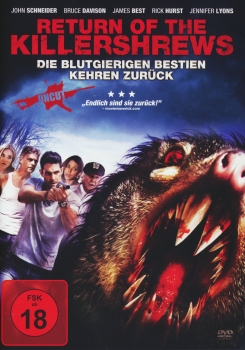 Return of the Killershrews - Die blutgierigen Bestien kehren zurück - (Vermietrecht) - Einzel-DVD - Neu & OVP