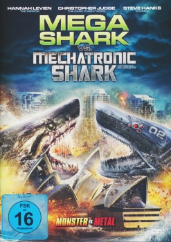 Mega Shark vs. Mechatronic Shark - Monster vs. Metal - (Vermietrecht) - Einzel-DVD - Neu & OVP