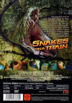 Snakes on a Train - Ein Zug. Eine Gruppe Menschen. Unzählige tödliche Schlangen. - (Vermietrecht)
