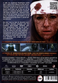 Antisocial - Alles andere als ein normaler Virus! - (Vermietrecht) - Einzel-DVD - Neu & OVP
