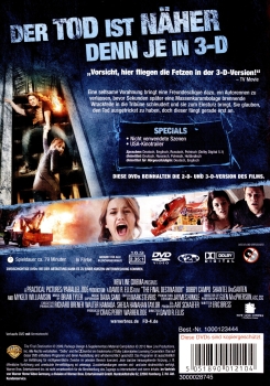 Final Destination 4 - (2D/3D - 2 Disc-Edition inkl. 4 x 3D Brillen) - (Vermietrecht) - Einzel-DVD - Neu & OVP