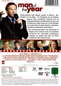 Man of the Year - Keine Wahl den Wählern! - (Vermietrecht) - Einzel-DVD - Neu & OVP