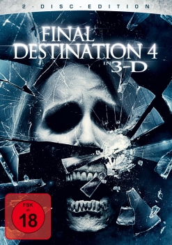 Final Destination 4 - (2D/3D - 2 Disc-Edition inkl. 4 x 3D Brillen) - (Vermietrecht) - Einzel-DVD - Neu & OVP