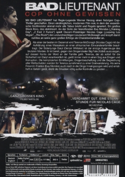 Bad Lieutenant - Cop ohne Gewissen - (Vermietrecht) - Einzel-DVD - Neu & OVP