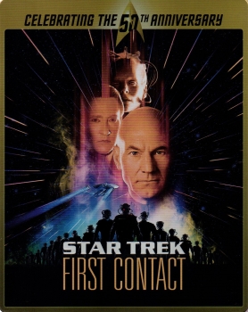 Star Trek: First Contact - Steelbook von Universal Pictures / Paramount - Limitierte Geburtstags-Edition im exklusiven SteelBook™ - Celebrating the 50th Anniversary