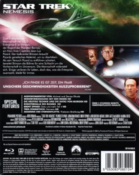 Star Trek: Nemesis - Steelbook von Universal Pictures / Paramount - Limitierte Geburtstags-Edition im exklusiven SteelBook™ - Celebrating the 50th Anniversary