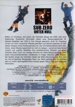 Sub Zero - Unter Null - Eine top-geheime Forschungsstation der Vereinten Nationen im Visier skrupelloser Terroristen - (Vermietrecht)