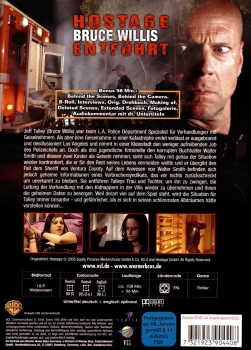 Hostage - Entführt - (Vermietrecht) - Einzel-DVD - Neu & OVP
