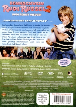 Rennschwein Rudi Rüssel 2 - Rudi rennt wieder! - (Vermietrecht) - Einzel-DVD - Neu & OVP