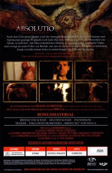 Absolutio - Erlösung im Blut - Große Hartbox von Maximum Uncut Productions - 2-Disc Collector's Edition Blu-ray & DVD - Limited Uncut Edition