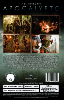 Mel Gibson's - Apocalypto - Große Hartbox von Inked Pictures - Limited Edition - Cover C