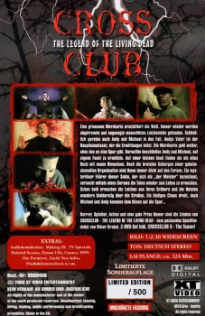 Crossclub - The Legend of the living Dead - Große Hartbox von XT Video - Limited 2-DVD Edition - Cover B