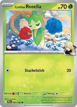 Cynthias Roselia – DRI007/182 | Pokémon | Karmesin & Purpur | Ewige Rivalen