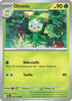 Olivinio – DRI022/182 | Pokémon | Karmesin & Purpur | Ewige Rivalen
