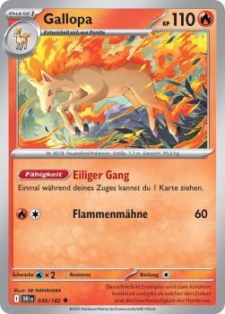 Gallopa – DRI030/182 | Pokémon | Karmesin & Purpur | Ewige Rivalen