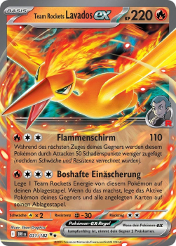 Team Rockets Lavados ex – DRI031/182 | Pokémon | Karmesin & Purpur | Ewige Rivalen