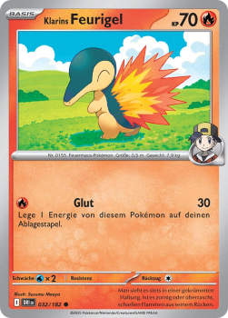 Klarins Feurigel – DRI032/182 | Pokémon | Karmesin & Purpur | Ewige Rivalen