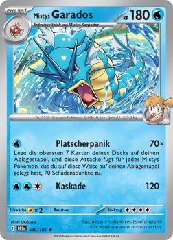 Mistys Garados – DRI049/182 | Pokémon | Karmesin & Purpur | Ewige Rivalen