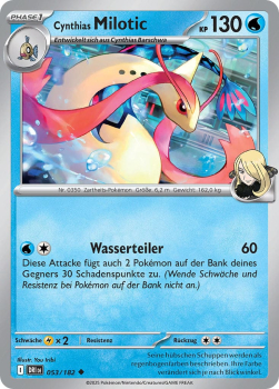 Cynthias Milotic – DRI053/182 | Pokémon | Karmesin & Purpur | Ewige Rivalen
