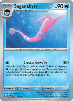 Saganabyss – DRI056/182 | Pokémon | Karmesin & Purpur | Ewige Rivalen