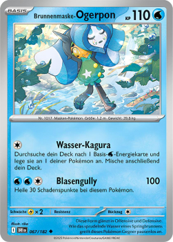 Brunnenmaske-Ogerpon – DRI067/182 | Pokémon | Karmesin & Purpur | Ewige Rivalen