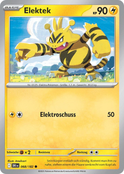 Elektek – DRI068/182 | Pokémon | Karmesin & Purpur | Ewige Rivalen