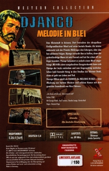 Django - Melodie in Blei - Große Hartbox von X-Cess Entertainment - Ungekürzte restaurierte Fassung - Uncut Limited Edition - (Western Collection #2)