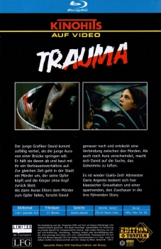 Trauma - Große Hartbox von Edition Tonfilm / LFG - Limited Uncut Edition - (Spezielle Retro-VHS-Hartbox-Edition)