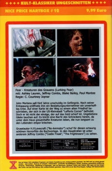 Fear - Kreaturen des Grauens - Große Hartbox von X-Rated / Cineworld DVD Entertainment - Kult-Klassiker ungeschnitten* - (X-Rated Reloaded #12) - (Nice Price Hartbox #12) - (Leider kein „Nice Price“ mehr!)