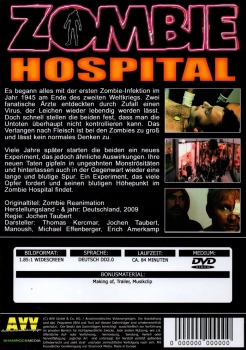 Zombie Hospital - Krankenhaus der lebenden Toten - Kleine Hartbox von AVV - (The Graveyard Sessions Collection)