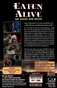 Eaten Alive - Die Nacht der Bestie - Große Hartbox von XT Video Entertainment - Erstmalig ungekürzte Fassung - Uncut Limited Edition - Cover A