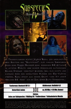 Subspecies IV - Bloodstorm - Große Hartbox von Retrofilm - Limited Edition - (Hochglanz-Cover)
