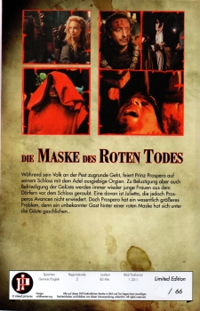 Das Grauen hat einen neuen Namen: Edgar Allan Poe's Die Maske des roten Todes - Große Hartbox von Inked Pictures - Limited Edition