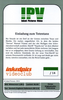 Einladung zum Totentanz - Ein Mann gegen blutige Kämpfe, Morde und Hinterhalte - Große Hartbox von Inked Pictures - Limited Edition - Cover E