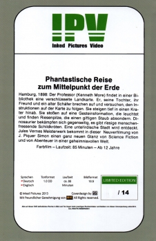 Phantastische Reise zum Mittelpunkt der Erde - Die neue Jules Verne Verfilmung - Große Hartbox von Inked Pictures - Limited Edition - Cover D